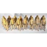 Fifteen loose Kenner Star Wars Imperial Stormtrooper (Hoth Battle Gear) figures with Hoth rifles and