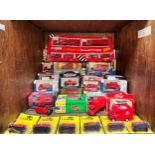 Approximately forty-five various die-cast scale models by Corgi, Lledo, Vanguard, etc., mostly