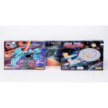 Three Star Trek: The Next Generation boxed vehicle playsets with lights and sounds by Playmates
