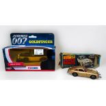 A boxed Corgi 261 die-cast scale vehicle modelled as Special Agent 007 James Bond's Aston Martin DB5