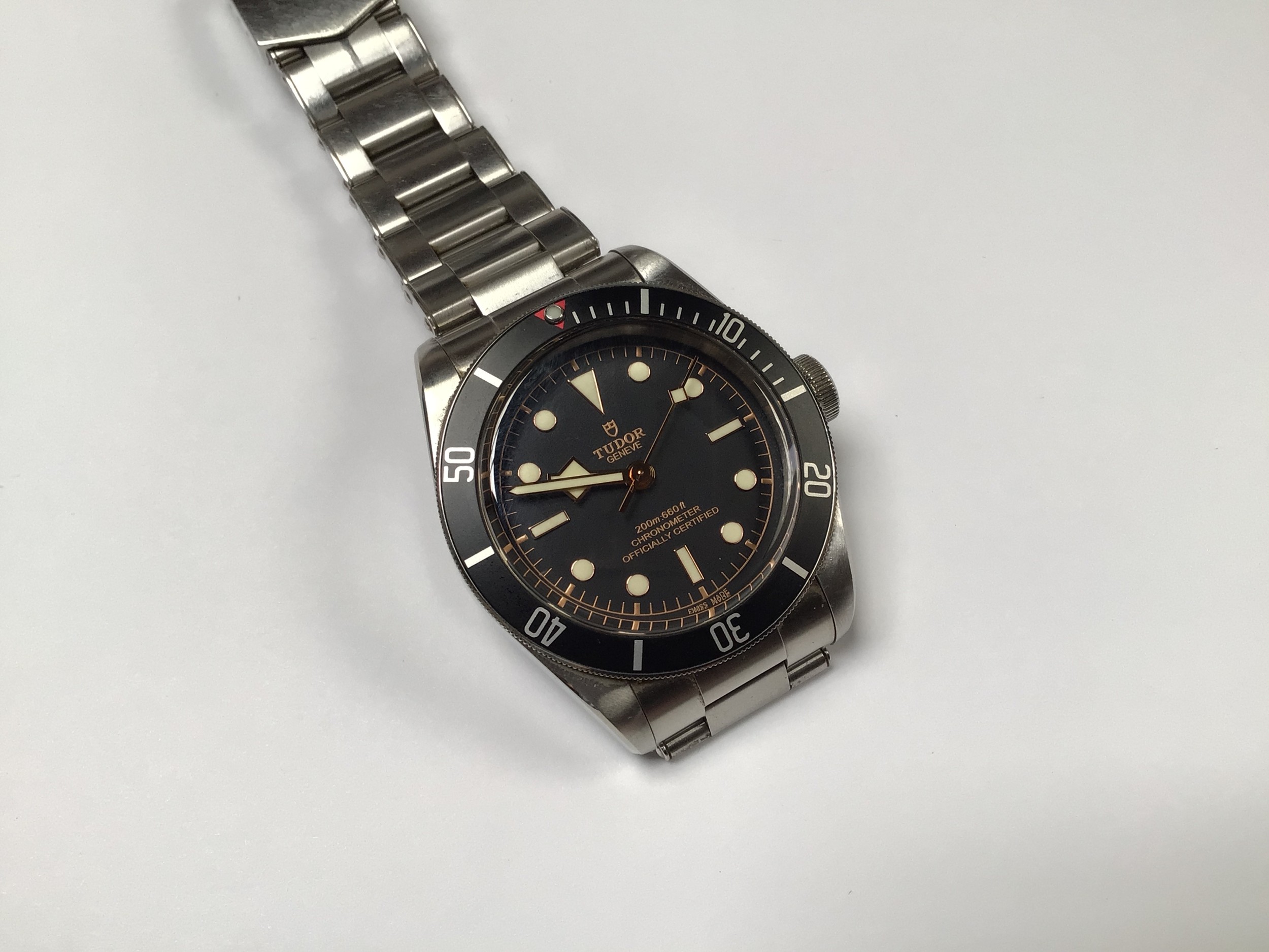 A gents stainless steel Tudor Heritage Black Bay automatic wristwatch, model 79230N, the black - Image 2 of 3