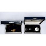 Two various gents Tissot wristwatches, comprising a Seastar Seven and a gold-plated Stylist