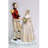 A Royal Doulton Queen Vitoria & Prince Albert figural group, HN 3256, modelled by Douglas V. Tootle,