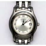 A ladies stainless steel Gucci 5500L wristwatch, the silvered dial with Roman numerals denoting