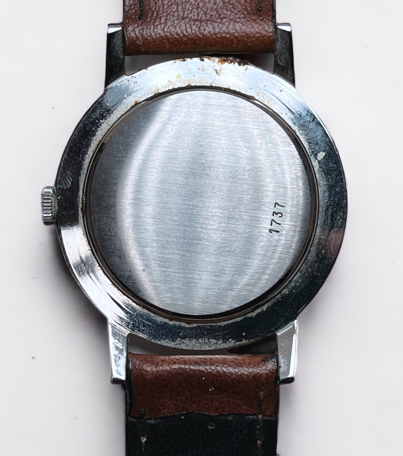 A gents stainless steel Tudor Royal wristwatch, c.1950’s, the silvered dial with gilt batons - Image 2 of 3