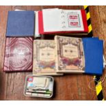 A collection of GB stamps, including two used penny blacks, red Maltese cancellations, each with