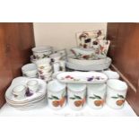 An extensive Royal Worcester ‘Evesham’ pattern tea, coffee and dinner service comprising serving