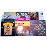 Thirty-five assorted 12” vinyl LP and compilation records with particular jazz interest, comprising,