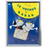 Jean de Brunhoff, 'Le Voyage de Babar,' and Laurent de Brunhoff, 'Babar Et Les Ballons,' original