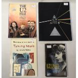 Pink Floyd- Their Mortal Remains, book, together with ‘The name of This Book is Talking Heads, by