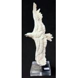 A Royal Doulton 'Millennium 2000' limited edition Parian porcelain model of an Eagle in Flight,