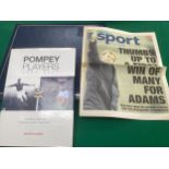 An album containing approximately 120 6” x 4” photos of Portsmouth Football club ex-players and