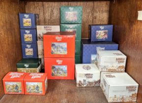 A collection of twenty-two boxed Lilliput Lane models, to include, Summer Days, Walton Lodge, St.
