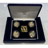 Royal Mint 2002 United Kingdom Games Silver Proof Set of For £2 Coins, Proof struck, outing ring