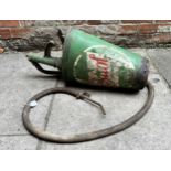A vintage Castrol Gear Oil can with crank-driven pump