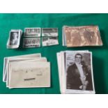 A collection of approximately 80 real photographic boxing postcards published by Beagles, plus
