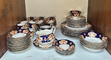A Royal Albert ‘Heirloom’ pattern part tea and dinner service wares, comprising dinner plates, bread