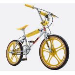 A new old stock 'Stranger Things' Special Edition Mongoose 20 inch BMX Bike. The bike is in new