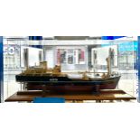 A finely detailed 1:50 Working Scale Model of the Naval Armaments Carrier RMAS Throsk (Official