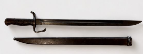 A Japanese 30th Year model 1897 Rifle Bayonet, with 39.5cm/15.5-inch single-edged fullered blade,