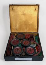 A 1926-33 Vintage Meccano No.1 Outfit in original painted wooden box with pasted label of Tower