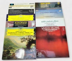 A collection of sixteen assorted 12" vinyl LP records, comprising, compositions of Richard Wagner