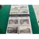 Two albums of mainly postcard interest with approximately 276 images of Portsmouth naval related