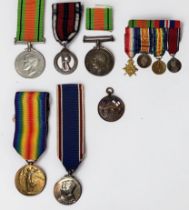 WW1 pair Great War and Victory Medal to 42120 Pte A.G. Critchett Devon R., ribbon lacking on WM,