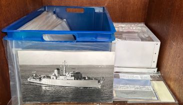 A collection of over 1000 colour and monochrome photographs of Royal Navy Ships of all classes,