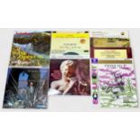 Eleven assorted Franz Schubert compositions on 12" vinyl LP records, comprising, The Juilliard