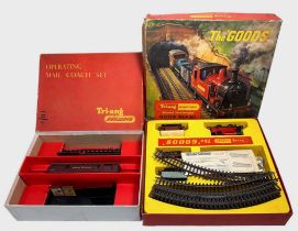 A collection of assorted boxed Tri-ang Hornby ‘OO’ gauge railway sets including ‘the Goods’, ‘