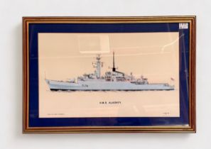 Roy Henderson (20th century) HMS Alacrity Type 21 Class Frigate and HMS Dundas Type 14 A/S