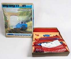 A boxed Triang RV320 Big Big Train Action Set Express Line, Battery operated diesel locomotive, 2