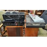 A collection 20th Century Hi-Fi equipment comprising, Dual CS 505-1 belt driven vinyl record deck