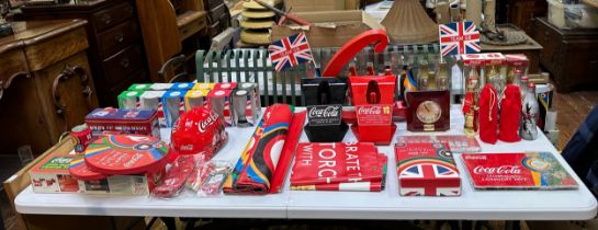 A large collection of assorted Coca-Cola memorabilia, most relating to London 2012, to include,