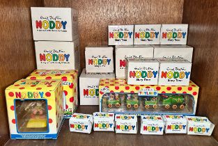 A collection of various boxed Enid Blyton Noddy collection figurines by Elgate Products, comprising,