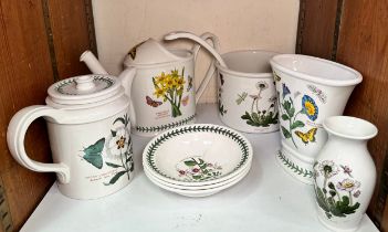 A quantity of Portmeirion 'Botanic Garden' kitchen wares including storage containers, mixing and