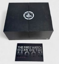 An Omega Speedmaster ‘Big Box’, set, comprising fitted and compartmented box, with logo to top and