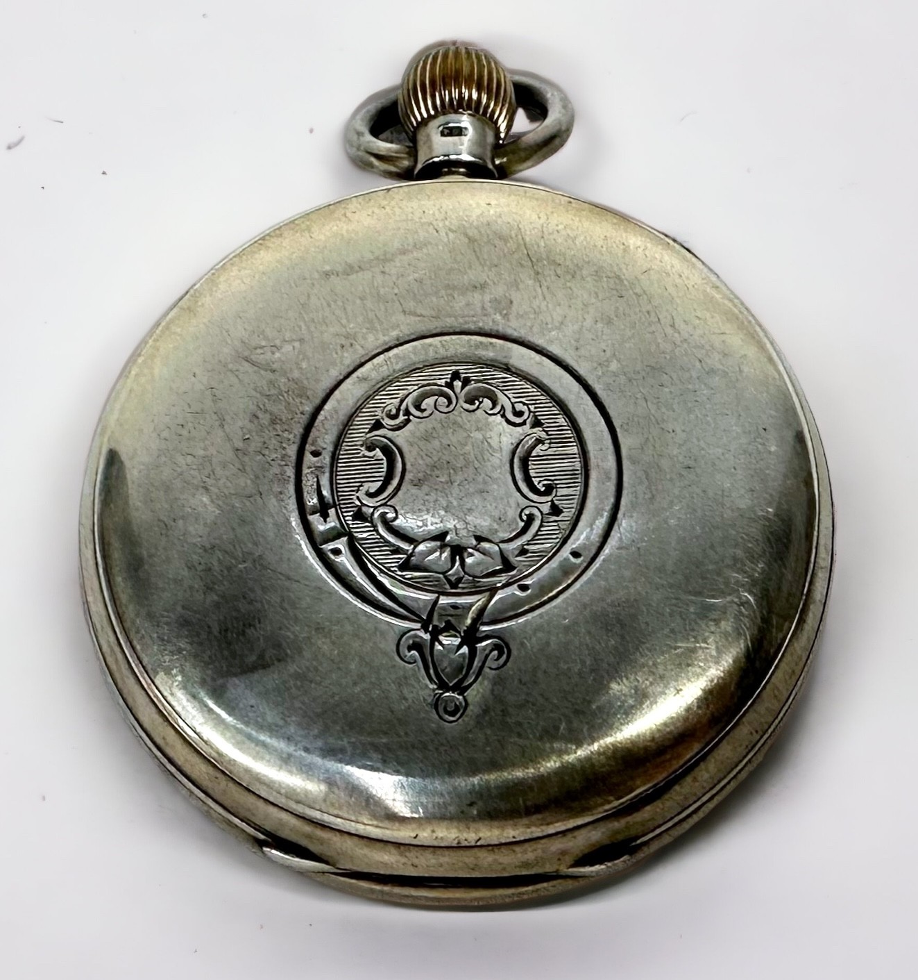A late 19th century silver-cased open-face pocket watch, the white enamel dial with Roman numerals - Image 2 of 5