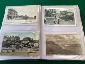 An album of 160 Isle of Wight cards – printed and real photographic. Various publishers. Mixed