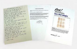Original handwritten practice/memory sheet of song lyrics for ‘The Importance Of Being Idle’ by Noel
