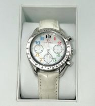 A special edition stainless steel Omega Speedmaster, from the Olympic Games Collection, 2012, ref.