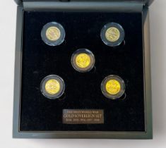 A Bradford Exchange, The First World War Gold Sovereign Set, to include the Sovereigns 1914, 1915,