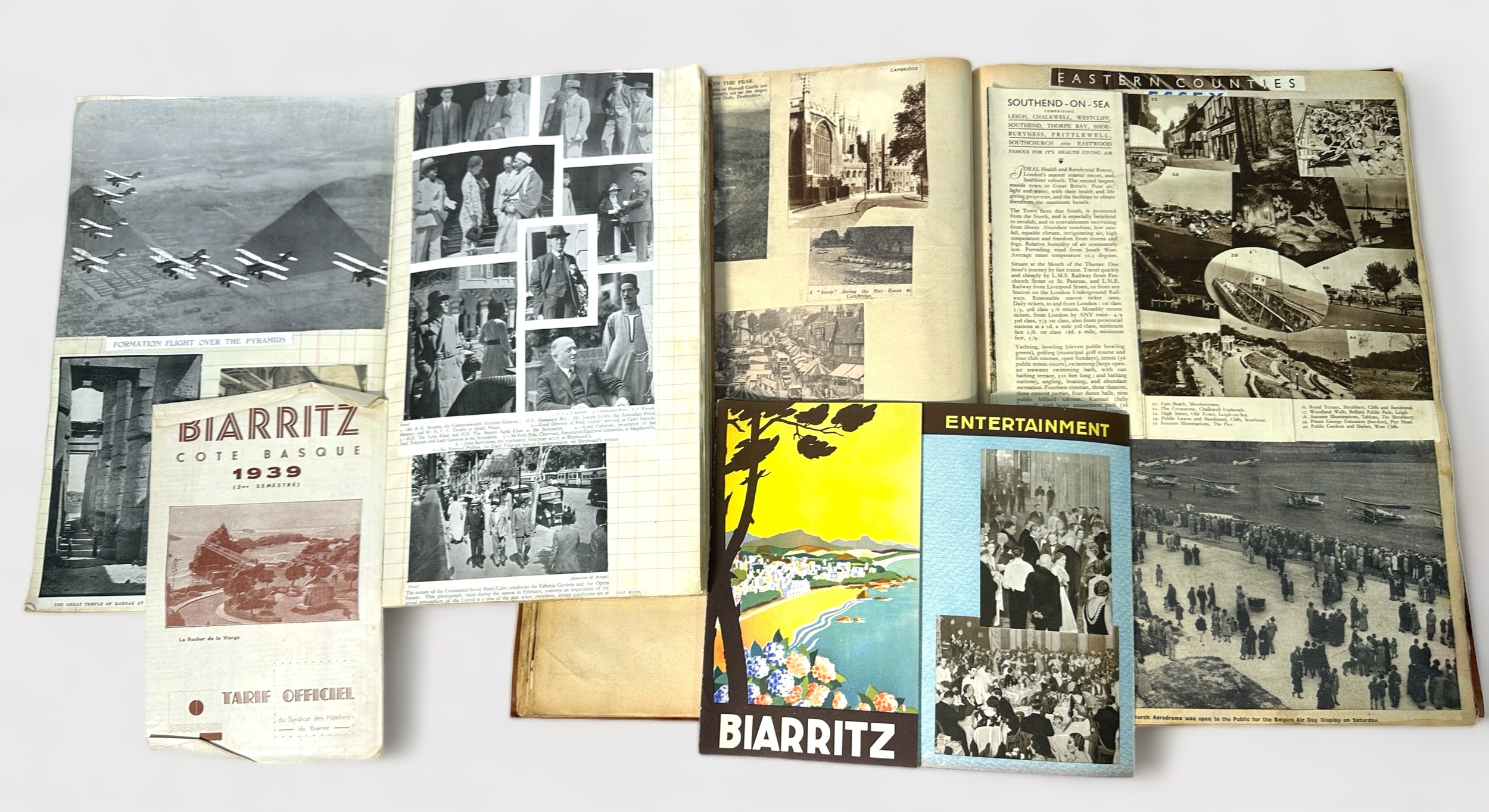 Two various 20th century scrapbooks, one with cuttings and photographs relating to areas around - Image 2 of 3