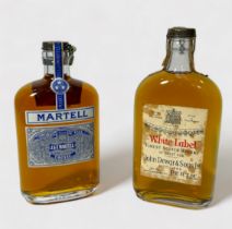 A bottle of Martell ‘Very Old Pale’ Cognac, together with a bottle of John Dewar & Sons Ltd White