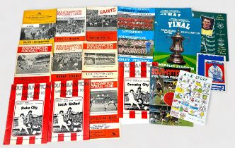 Southampton F.C. Interest: Two 1st May 1976 FA Cup Final programmes Manchester Utd v Southampton,