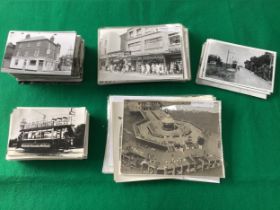 Approximately 200 postcards from the archive of negatives by Southsea photographer JA Hewes (see 2nd