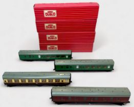 Thirteen various boxed Hornby-Dublo rolling stock, corridor coaches, restaurant car, passenger brake