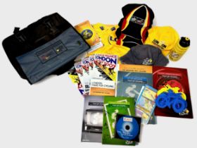 A large collection of Le Tour de France licensed memorabilia and ephemera with particular interest