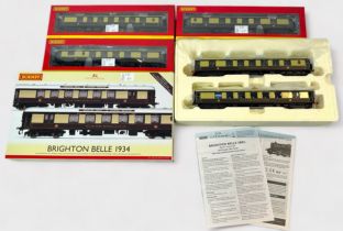 A boxed Hornby R2987X Brighton Belle 1934 Train Pack, comprising, Pullman Driving Motor Brake
